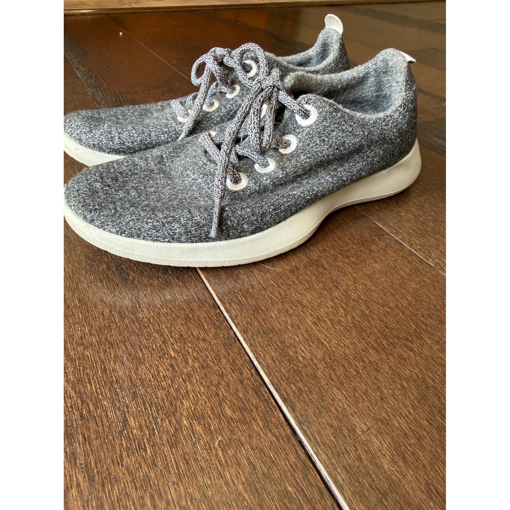 Allbirds Wool Runners Charcoal Grey Merino Wool Sneakers Womens Size 7 comfort